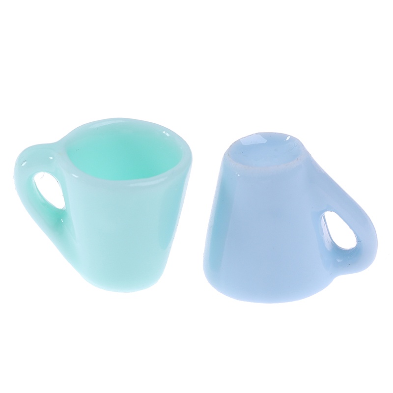 Bộ 10 Ly Nước Mini Tỉ Lệ 1: 12 Dùng Để Trang Trí Nhà Búp Bê