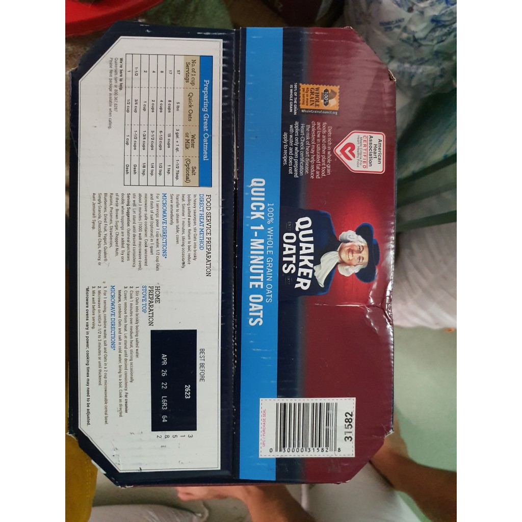 【HÀNG MỚI VỀ】Yến Mạch Quaker Mỹ 4,52kg - Lẻ bằng sỉ | BigBuy360 - bigbuy360.vn