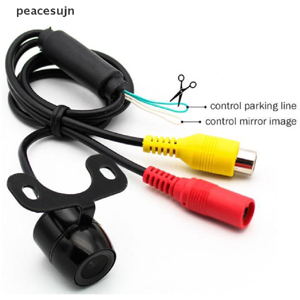 (hot*) 170° CMOS Mini Color Reverse Backup Car Front Rear View Camera Kit Night Vision peacesujn