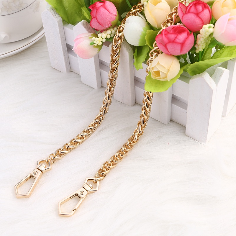 Dây Xích Túi Xách Đeo Vai Chất Liệu Kim Loại Cao Cấp Không Phai Màu Có Thể Tháo Rời 120cm Cho Nữ