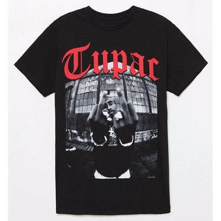Áo thun ngắn tay in hình rapper 2Pac thời trang dành cho nam