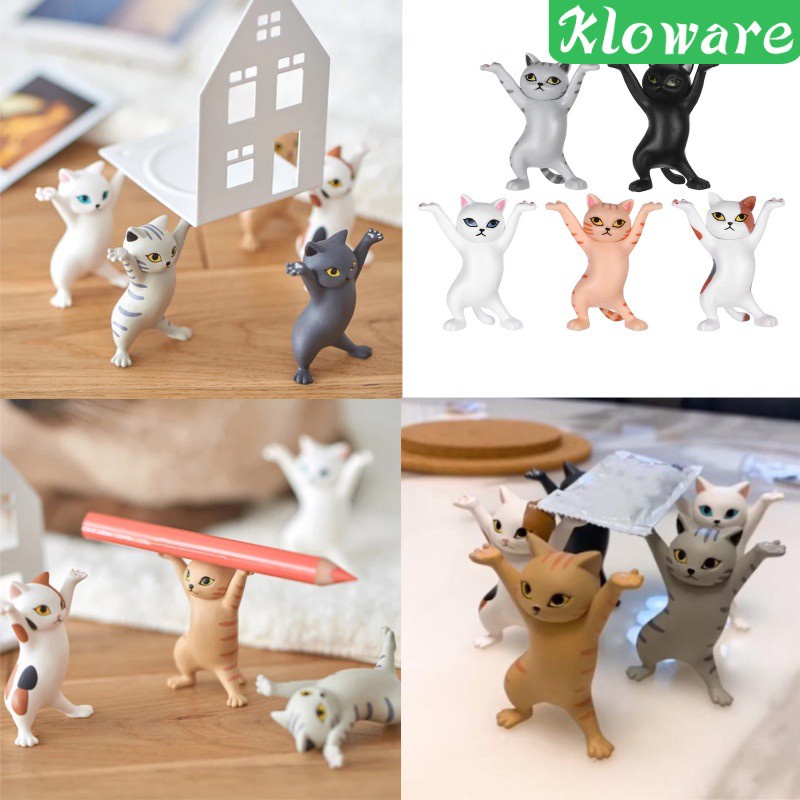 Giá Đỡ Bút Hình Mèo Dễ Thương Trang Trí Nhà Cửa Diy