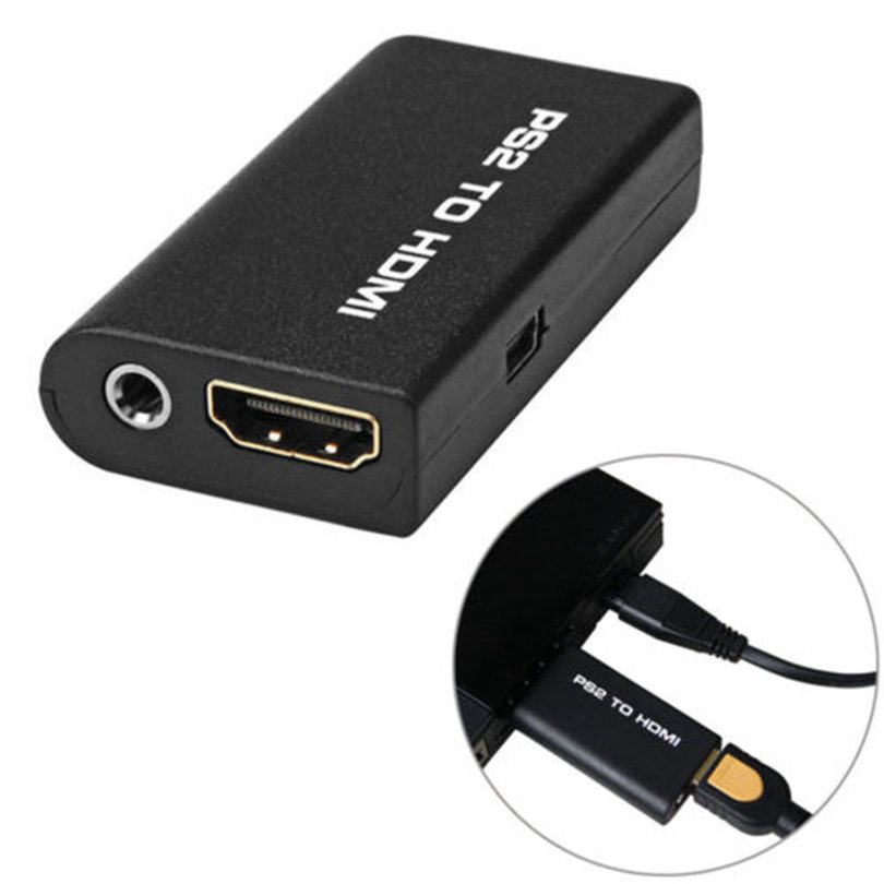 Cáp HDMI chuyển đổi video âm thanh từ PS2 sang HDMI AV thiết kế nhỏ gọn cho SONY