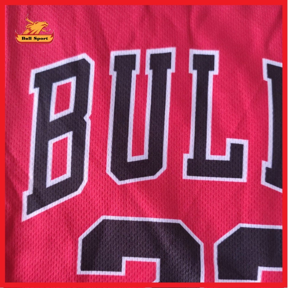 Áo Bóng Rổ Trẻ Em Nam Nữ Cao Cấp, bộ quần áo bóng rổ trẻ em Bull 23