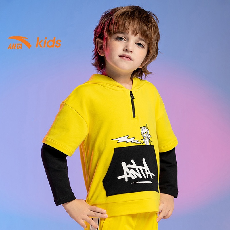 Áo hoodie thời trang bé trai Anta Kids 352019723