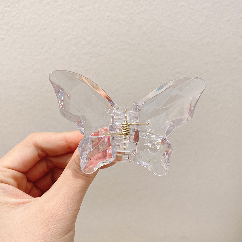 Kẹp Tóc Hình Bướm Trong Suốt Thời Trang Hàn Quốc 2 Kích Thước