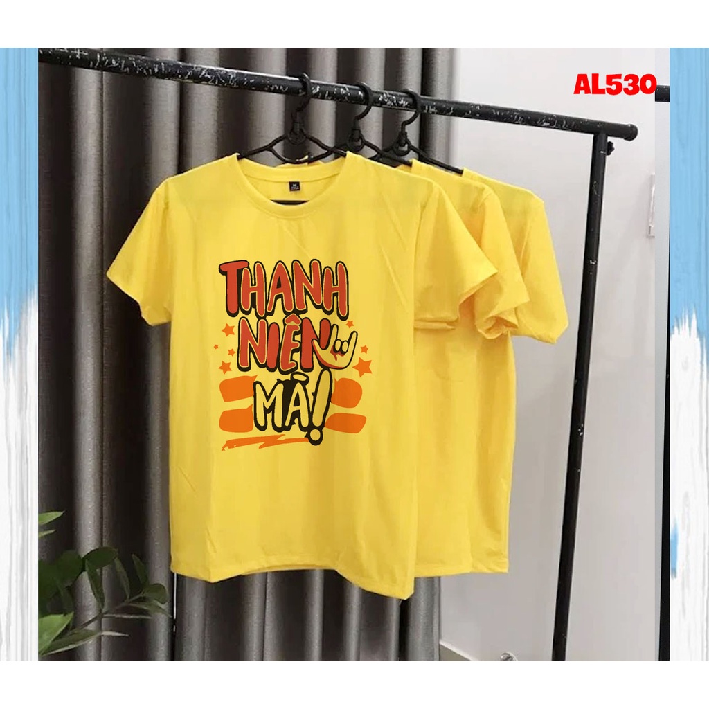 Áo đồng phục nhóm đi chơi Thanh niên mà -- [Giá niêm yết là giá của 1 áo]