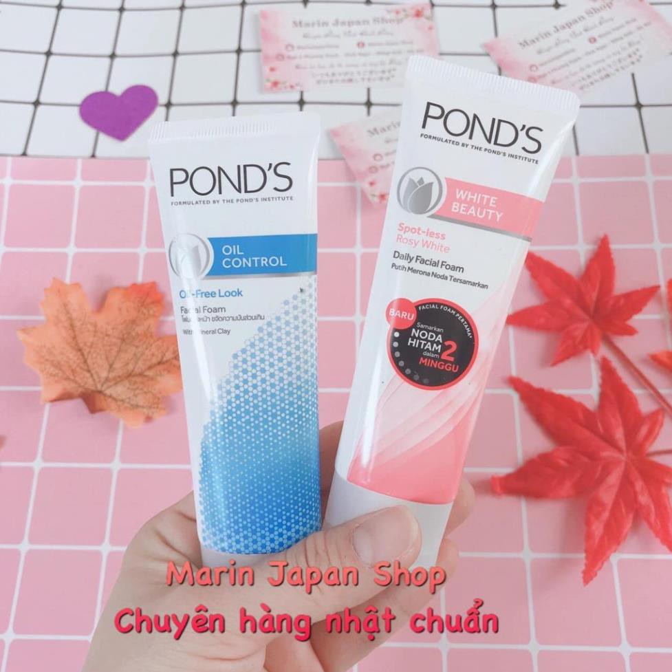 (Sale) Sữa Rửa Mặt Trắng Hồng Pond's White Beauty Nội Địa Nhật Bản