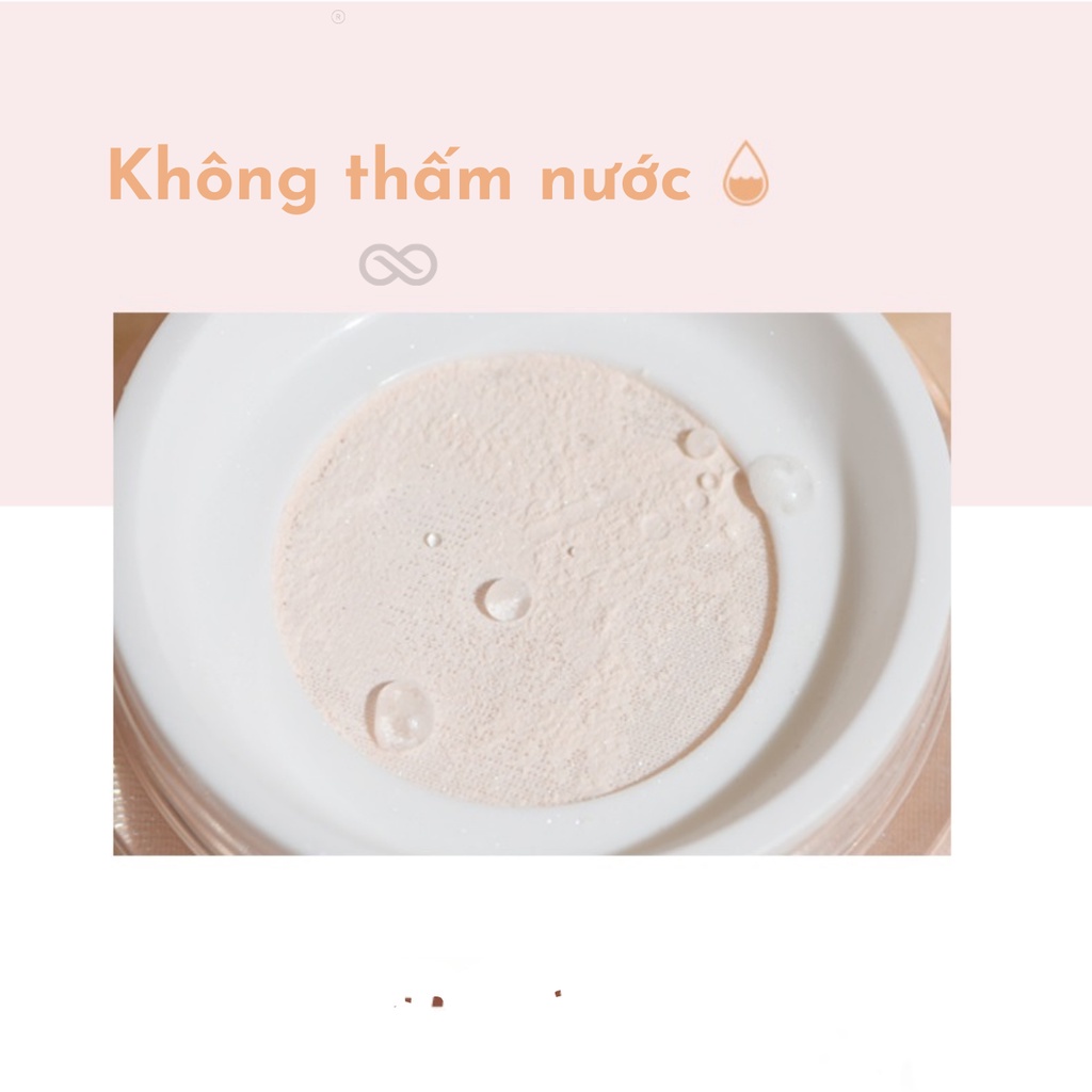 Phấn phủ thiên thần Gogo Tales Play Lotus 11gr Che Khuyết Điểm Kiềm Dầu Không Thấm Nước không màu GT278 gogotales