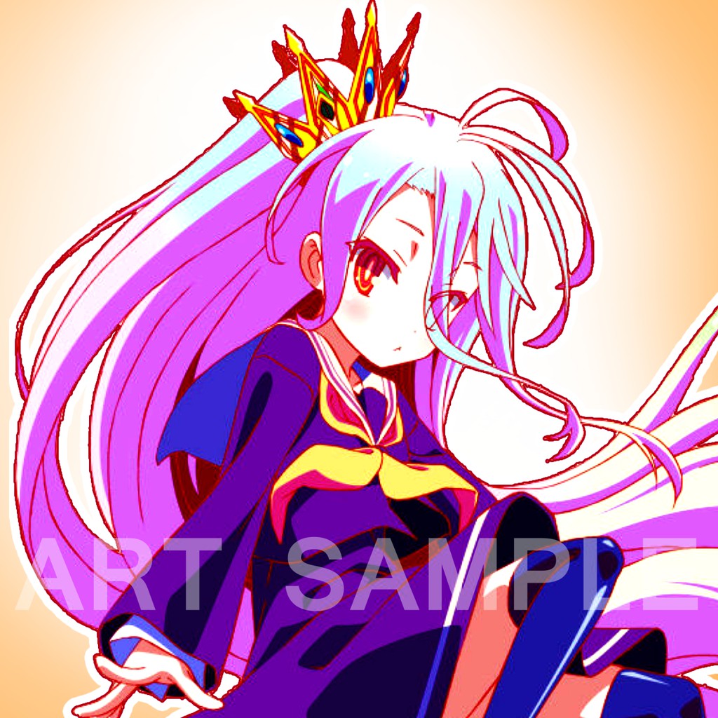 Shiro No game life 2 Miếng Dán Anime