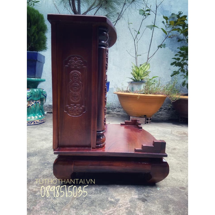 Bàn thờ thần tài gỗ Tràm 48 x 68cm