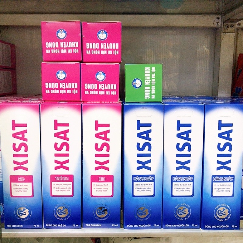 Xisat  nước biển sâu xịt mũi chai 75ml