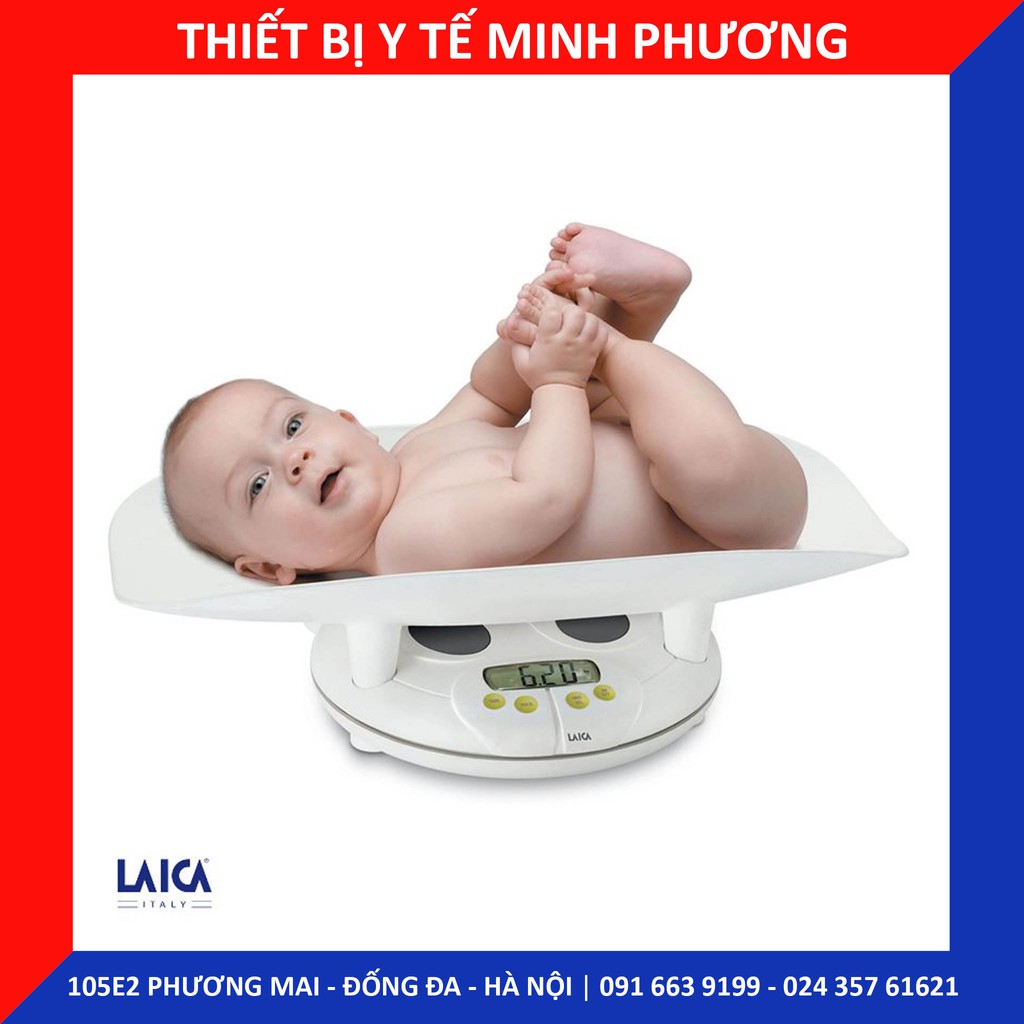 Cân trẻ sơ sinh điện tử Laica 2 trong 1 BF-2051