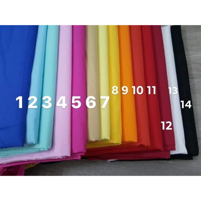 Vải thô trơn 2m