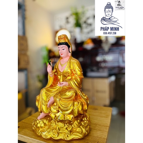Tôn Tượng Quán Âm Tự Tại 30CM