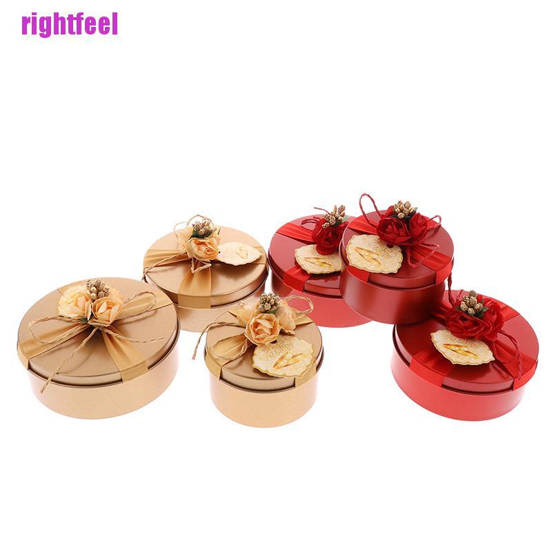 Hộp đựng kẹo / chocolate / quà tặng hình tròn dùng trang trí tiệc