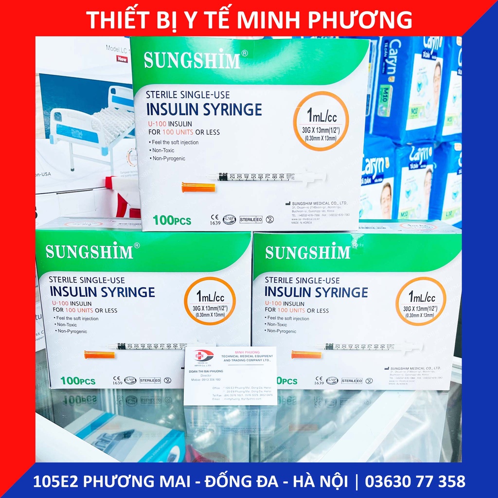 Bơm tiêm tiểu đường Hàn Quốc