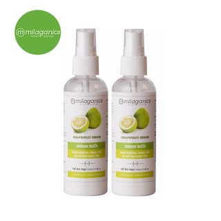 Combo 2 Serum Bưởi Milaganics - Trị rụng tóc, kích mọc tóc