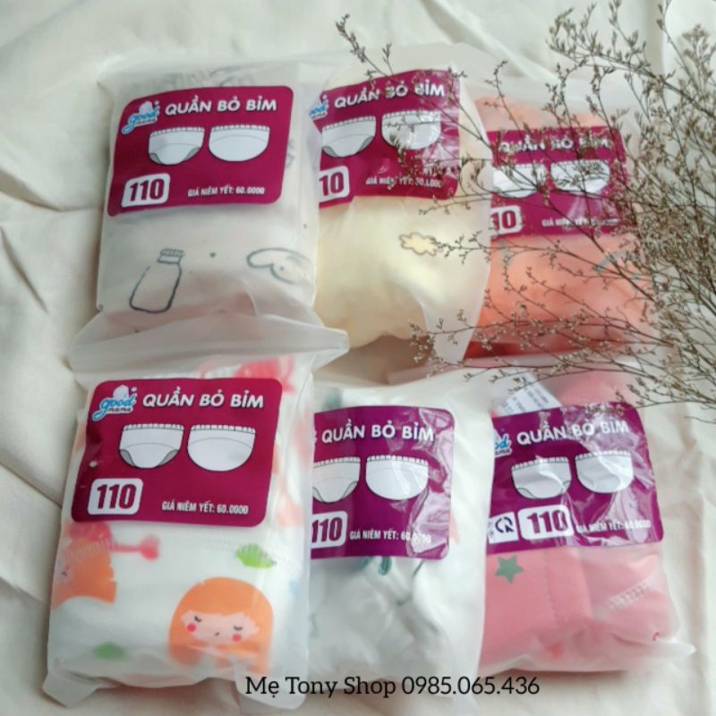 [Mẫu Đẹp] Combo 10 Quần Bỏ Bỉm Goodmama Chính Hãng (Size 5kg-17kg)