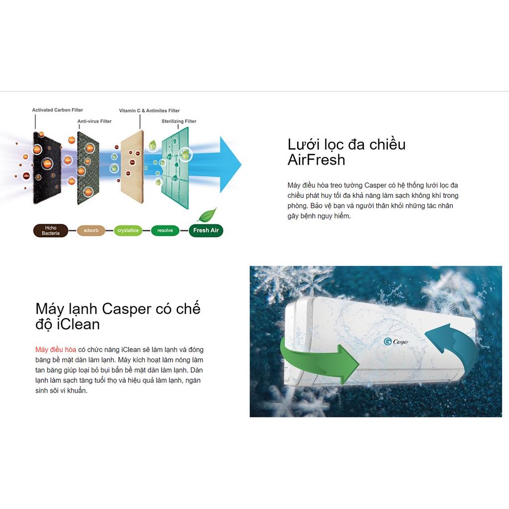 Máy lạnh Casper 1 HP EC-09TL22 - THÁI LAN - Điện Máy Kho Rẻ