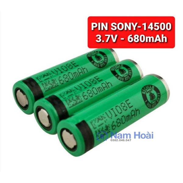 PIN LITHIUM SONY-14500  - 680mah - 3.7V