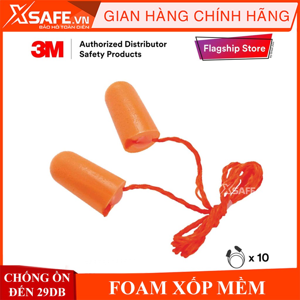 Nút tai chống ồn 3M 1110 - Bịt tai chống ồn lên đến 29Db