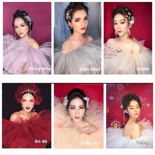 VOAN QUÂY CHUN CHỤP HÌNH - phụ kiện cưới