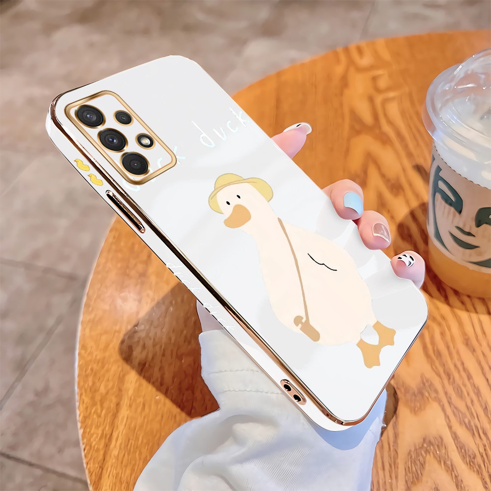 Ốp Điện Thoại TPU Mềm Dạng Vuông Mạ Viền Cho Samsung Galaxy A32 A52 A52s A72 A22 M22 A42 M42 A12 M12 4G 5G