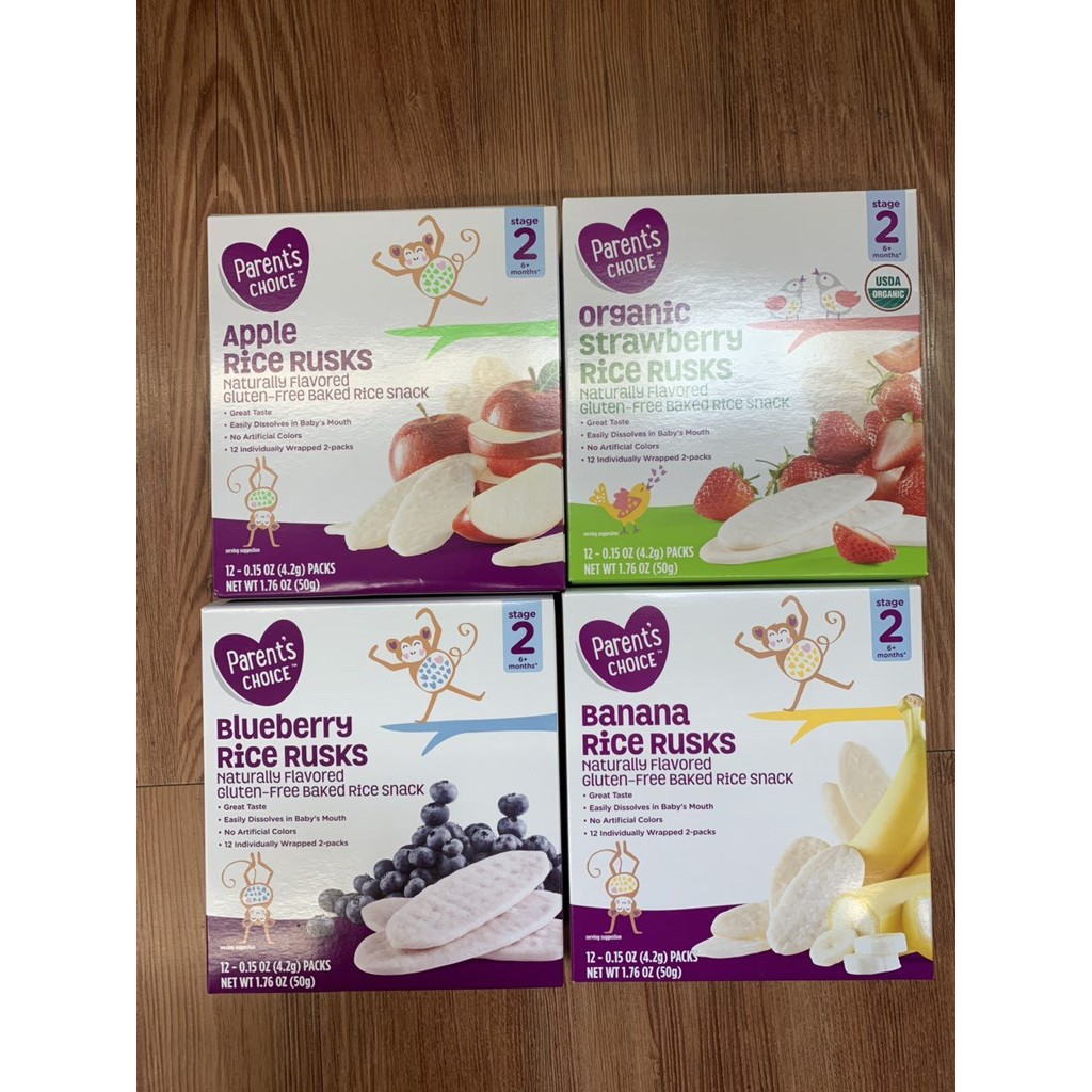 parents choice banana rice rusks