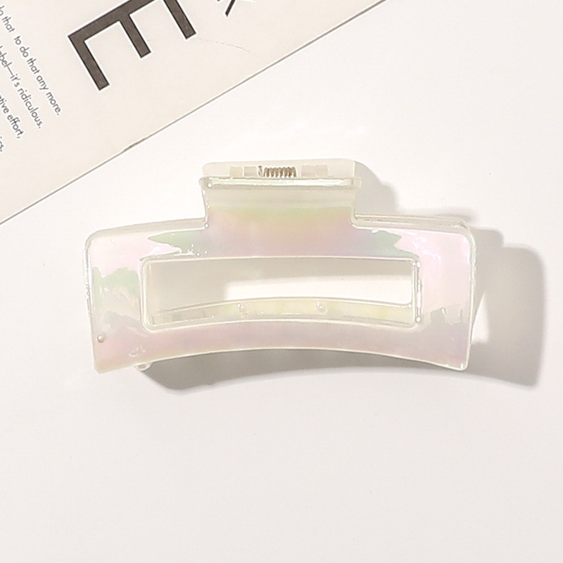 Kẹp tóc càng cua trong suốt màu laser thời trang cho nữ nhiều kiểu dáng