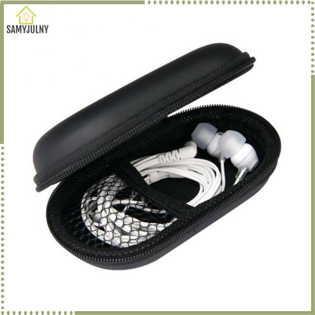 Túi Đựng Tai Nghe / Dây Cáp Đa Năng Hình Oval Famyjuny