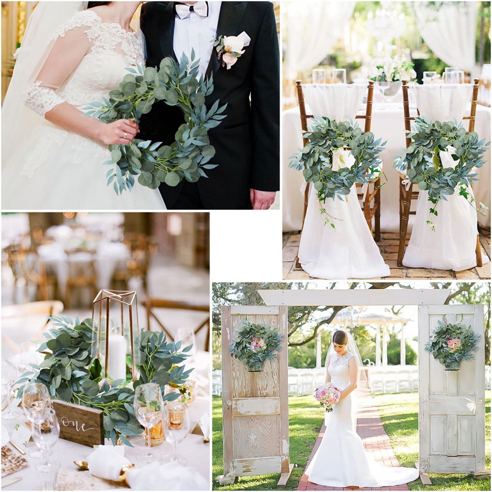 Aaron1 Dây Leo Lá Bạch Đàn Nhân Tạo Dài 2m Dùng Để Trang Trí Nhà Cửa