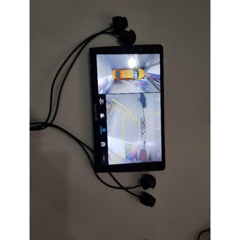 Bộ tích hợp màn hình DVD Android và Camera 360 độ 2 trong 1 chuẩn AHD dùng cho các loại ô tô AHD-360 HỔ  TRỢ LẮP ĐĂT