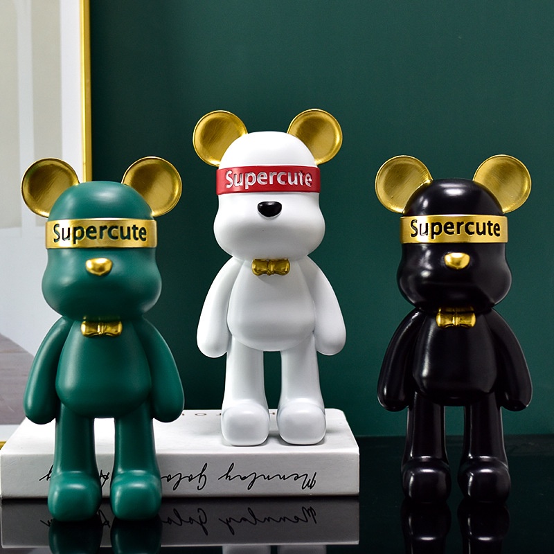 Tượng để bàn trang trí Bear Super Cute decor nhà cửa phòng cách