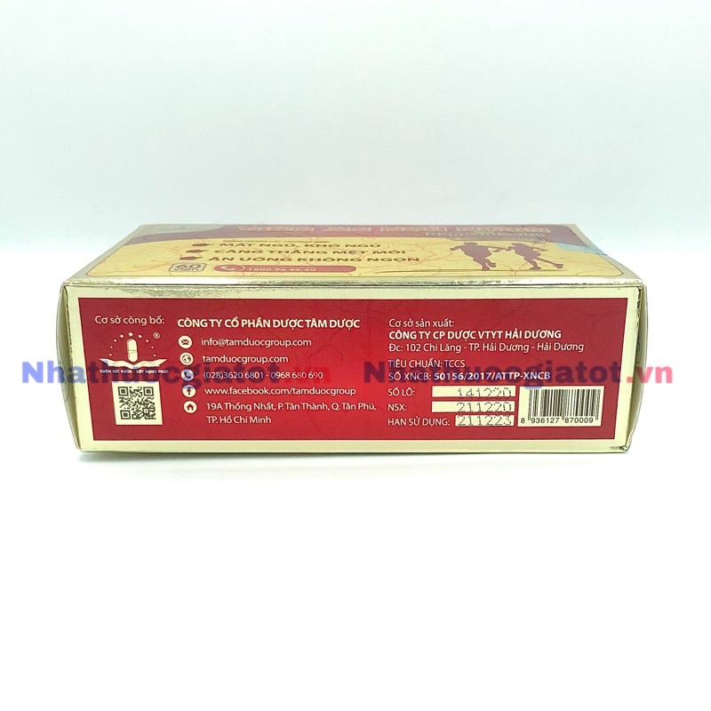 [Hộp 60 Viên] Viên Fast Ăn Ngủ Ngon HAPPY HEALTH NEW BRAND Tâm Dược