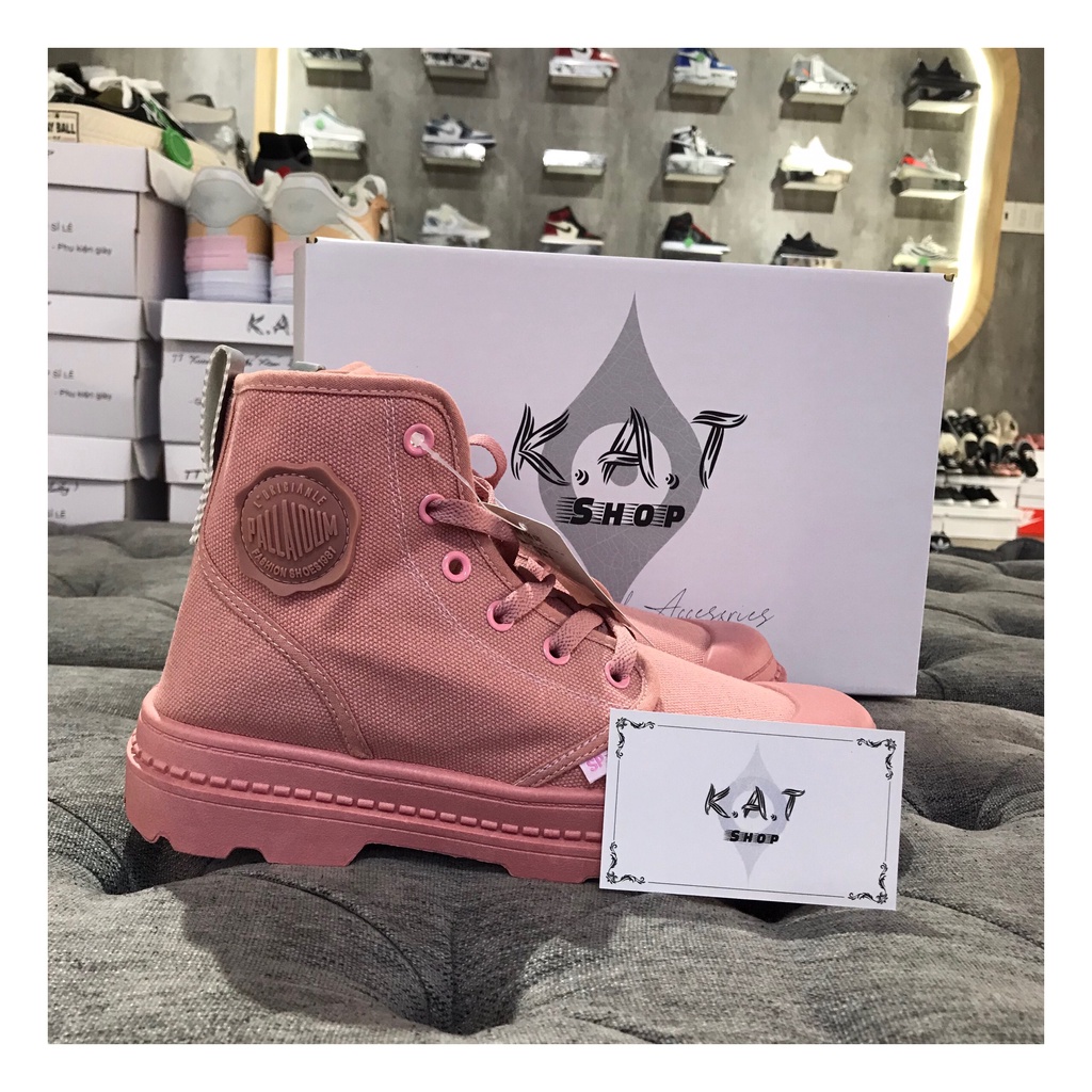 Giày Sneaker Nữ Palladium Full Hồng