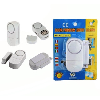 Chuông gắn cửa mini báo động chống trộm,Chuông gài dán cửa báo động âm thanh lớn
