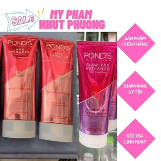 Sữa Rửa Mặt Sáng Da Cao Cấp. Lão Hoá Ponds Tuýp 100g