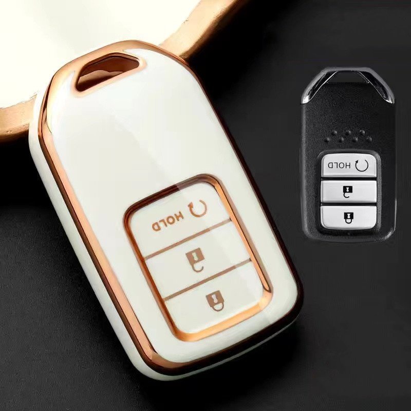 Ốp Bao Chìa Khoá Chất Liệu Silicon Tráng Gương HONDA City - CRV - CIVIC 2 nút - 3 nút - 4 nút thông minh