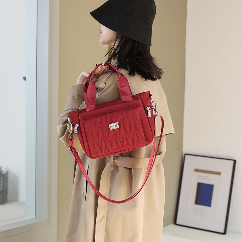 Túi Xách Nữ Đeo Vai Họa Tiết Hình Thoi Thời Trang