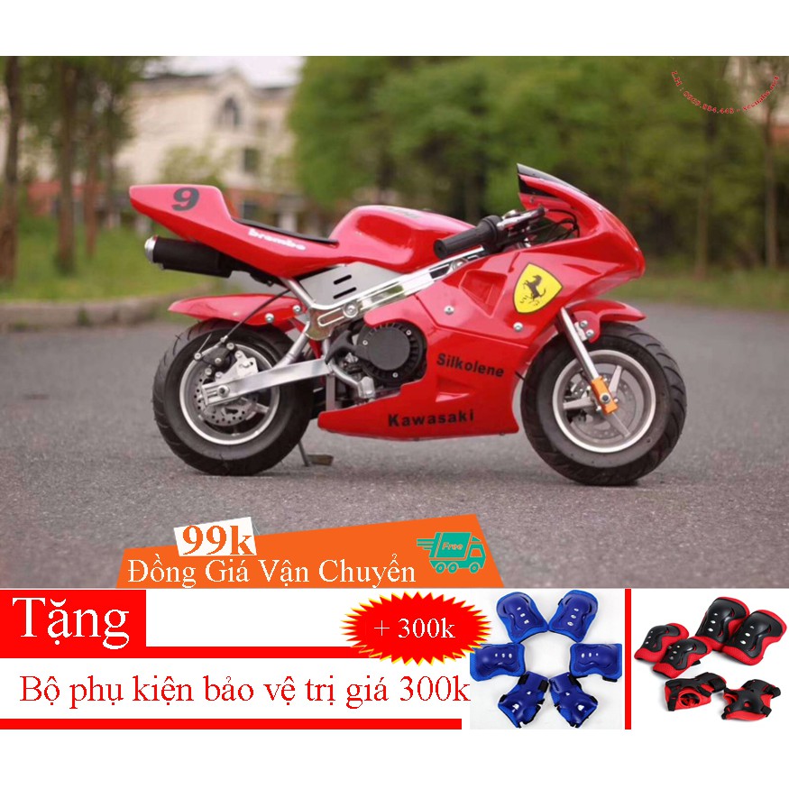 Xe moto mini tam mao - Động cơ 49cc - Xe moto 2 thì