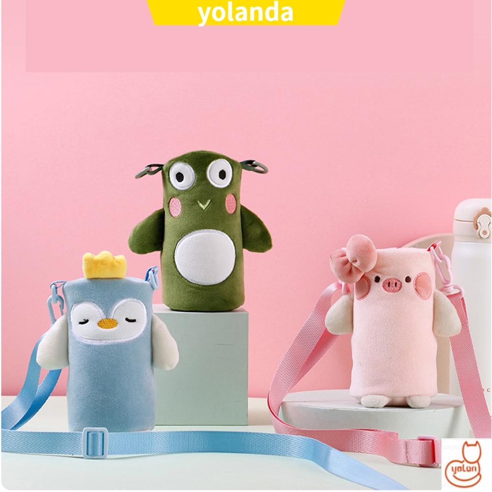 Túi Đựng Bình Nước Cách Nhiệt Hình Động Vật Đáng Yêu