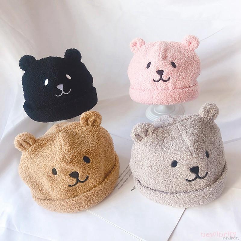 Nón len giữ ấm phong cách Hàn Quốc dễ thương dành cho các bé