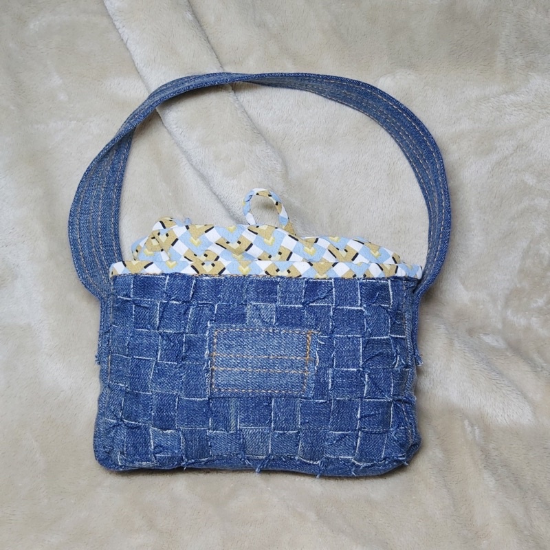 Túi tote jeans handmade sử dụng hàng ngày