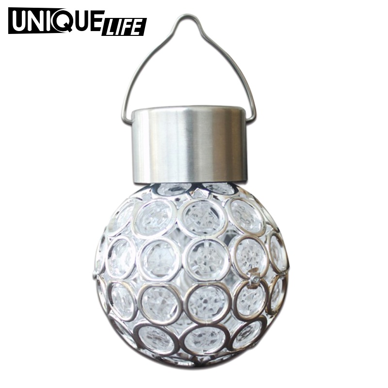 Đèn led tròn sử dụng năng lượng mặt trời không thấm nước có thể xoay được