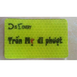 logo phượt , tem phượt , tem xe , phản quang