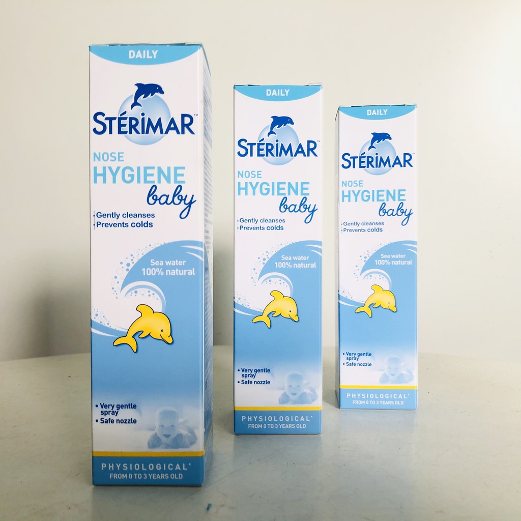 Nước biển xịt mũi Sterimar Nose Hygiene Baby (chai 50ml) - Dành cho trẻ sơ sinh đến 3 tuổi - cvspharmacy