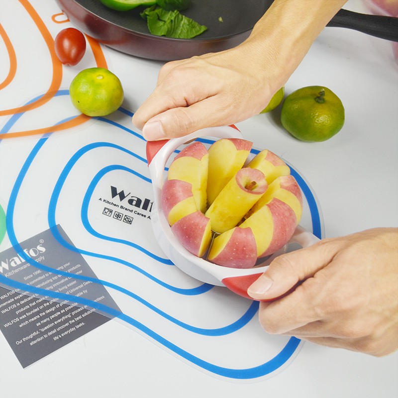 Walfos Apple Knife Thép không gỉ 3 màu Kích thước 11x18cm