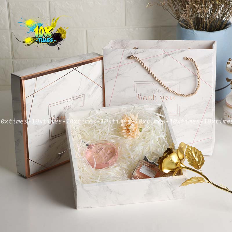 Hộp túi giấy đựng quà tặng thank you  sang trọng tặng sinh nhật bạn gái bạn trai đối tác, valentine, ngày lễ có quai