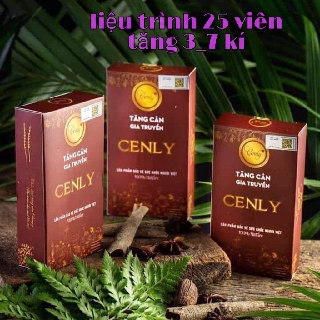 Tăng cân cenly🌱 1 liệu trình tăng 3-7 kí ❤️ hiệu quả sau 10 ngày sử dụng 👍 (25 viên)